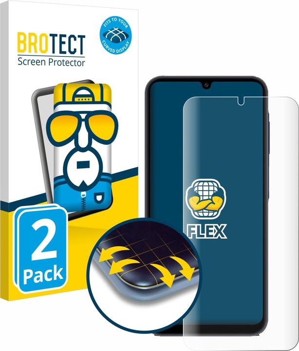 Produktbild BROTECT Full-Cover Displayschutz (2 Stk., Samsung Galaxy A25 5G)