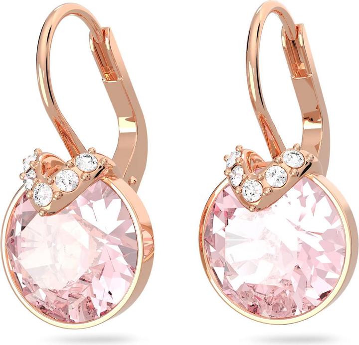 Produktbild Swarovski Bella V Drop Ohrhänger Rundschliff Rosa Roségold (Swarovski Metall)