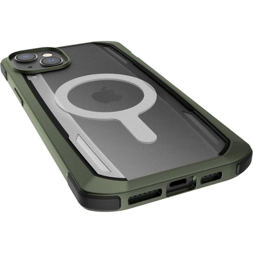 Thumbnail - X-Doria Raptic Secure Case für iPhone 14 Pro mit gepanzerter grüner MagSafe-Hülle (Apple iPhone 14 Pro), Smartphone Hüll...