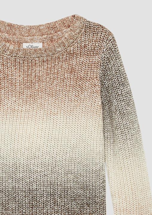 Produktbild S.Oliver Strickpullover Strickpullover mit Farbverlauf (116, 122)