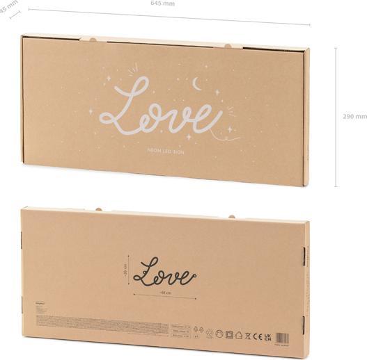 Produktbild Partydeco Lettres néon LED - Love