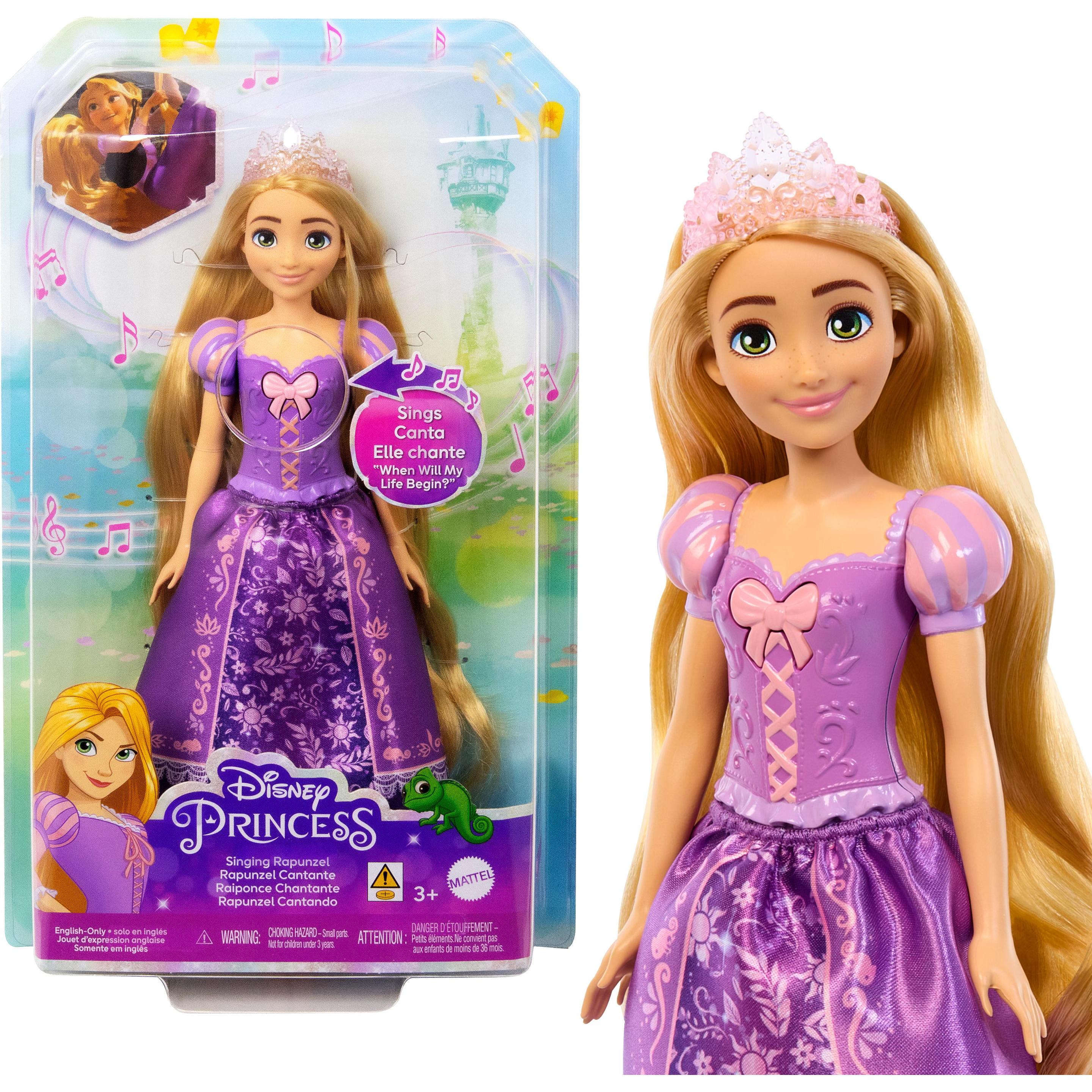 Disney Princess dainuojanti lėlė Auksaplaukė (anglų kalba)
