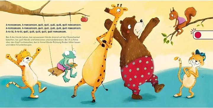 Actual product image Hör mal: Verse für Kleine: Aramsamsam... und andere Bewegungsspiele mit Musik (German, Various, 2018)