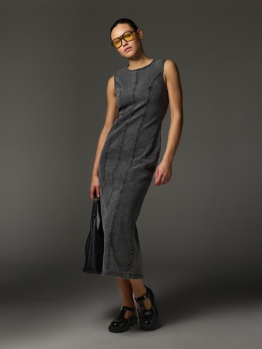 Produktbild Pieces PCFRANNA JEANS Maxikleid (L)