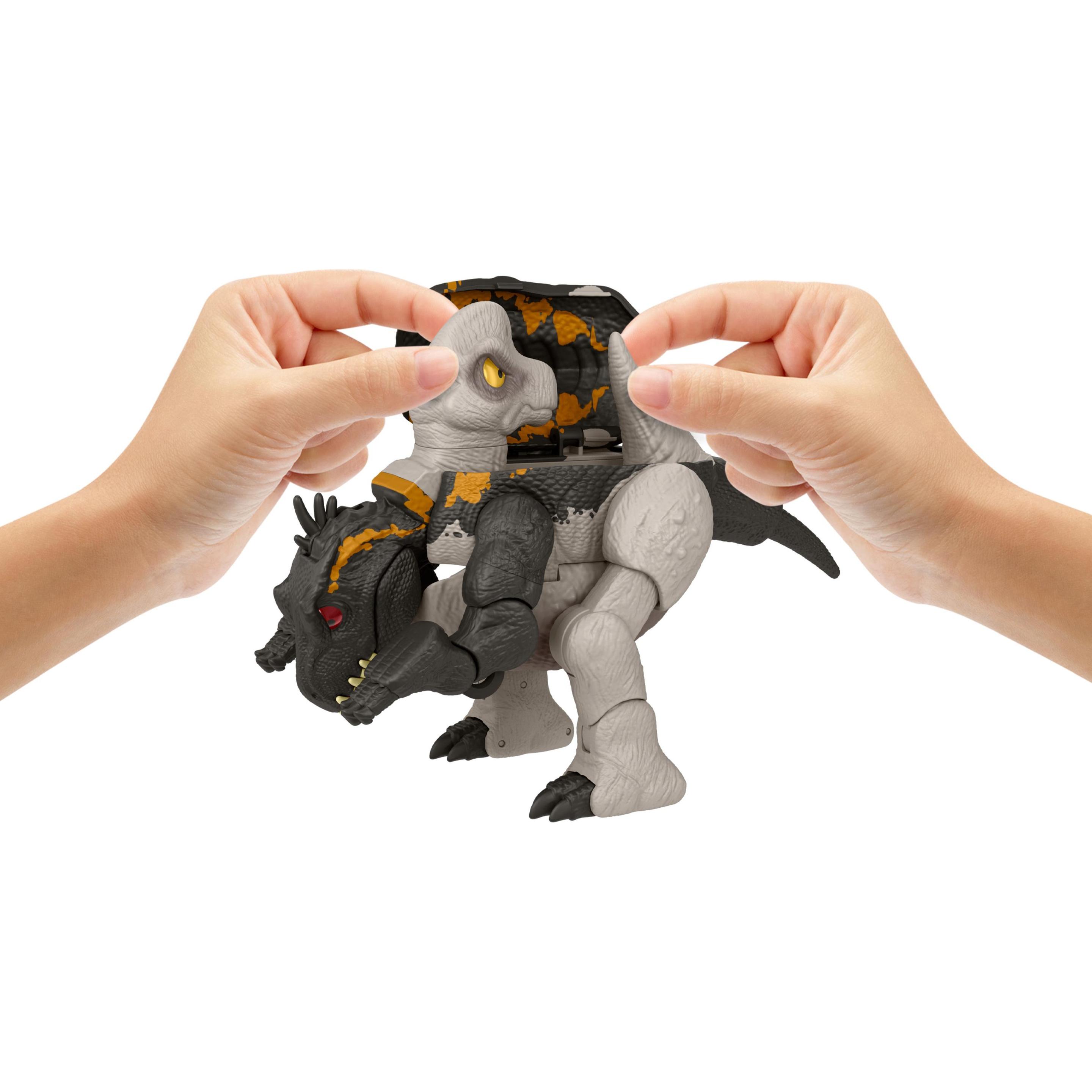 Thumbnail - Jurassic World Fierce Changers Dino Extenders Indoraptor/Brachiosaurus