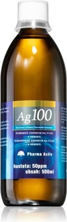 ‎Pharma Activ Pharma Activ Colloidal Silver Toning Cleansing Lotion - 50 ppm, 500 ml (Reinigungsmilch, 500 ml)