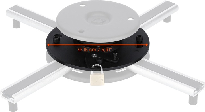 Produktbild Celexon PS Ultraflat - Klammer für Projektor (Decke)