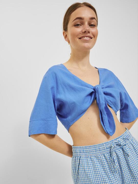 Actual product image JJXX JXTine Short Linen Top (XS)