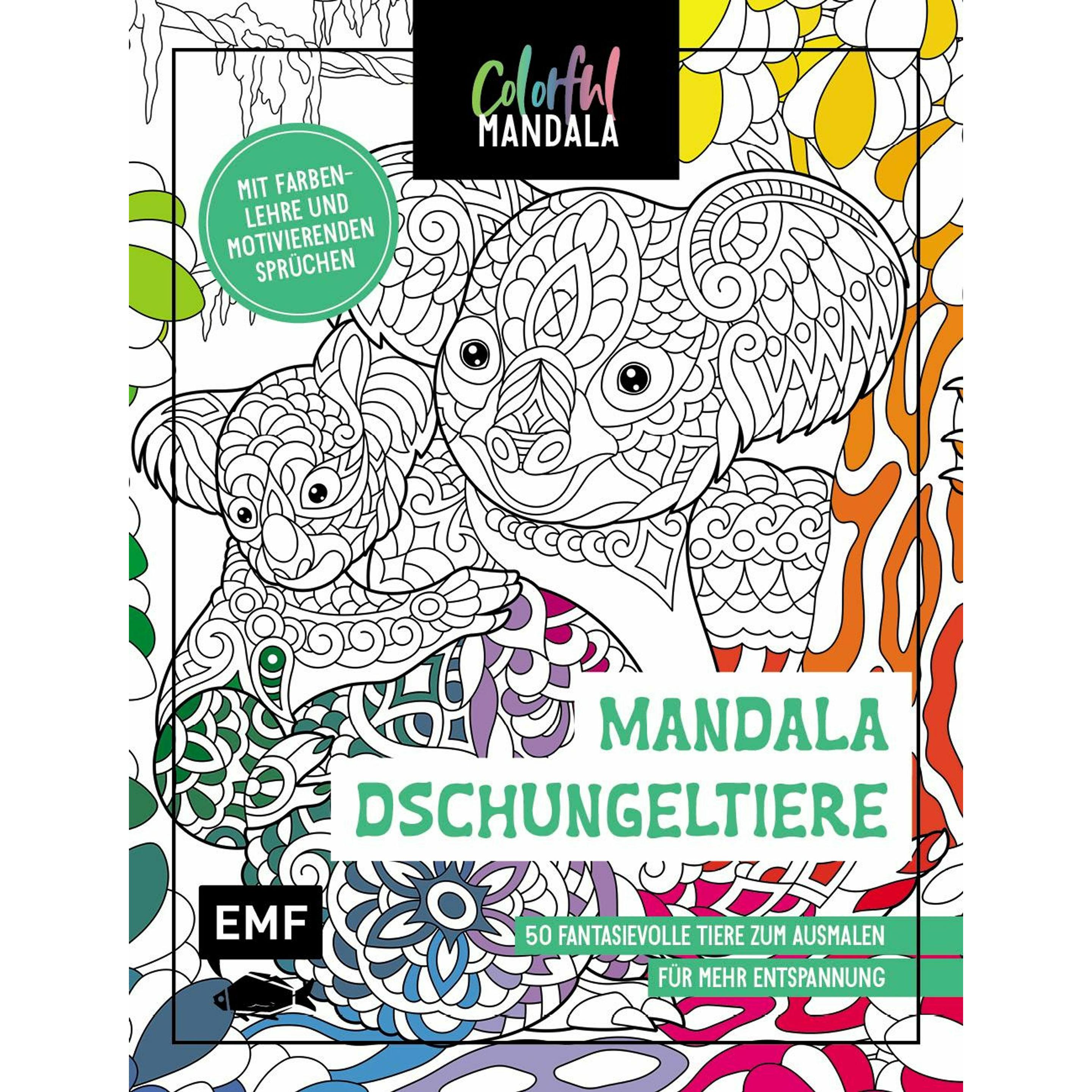 Edition Fischer Colorful Mandala – Mandala – Dschungeltiere