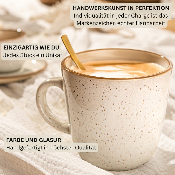 Produktbild Sänger Kaffeebecher Set Rio Creme (430 ml, 4 x)