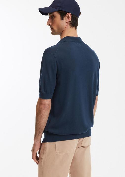 Actual product image La Redoute Collections Kurzärmeliges Poloshirt mit V-Ausschnitt (L)