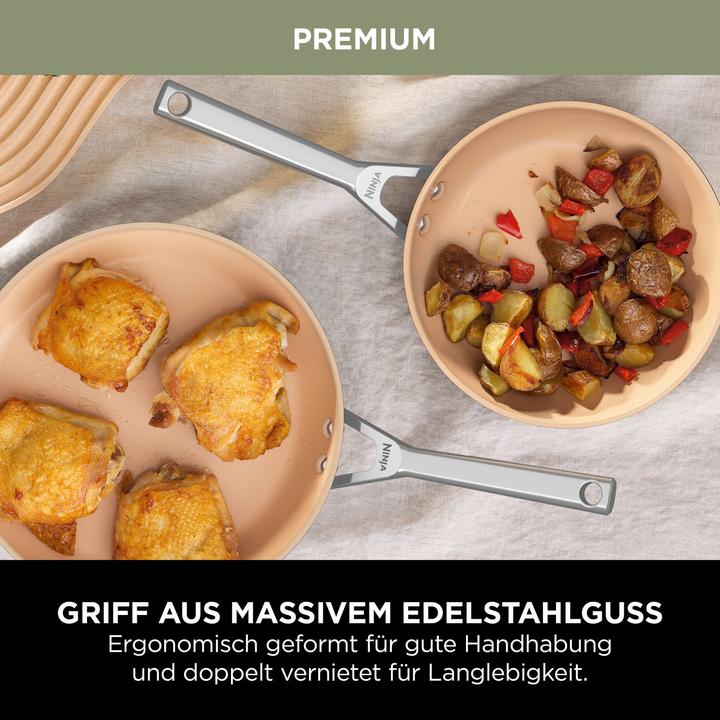 Actual product image Ninja Extended Life Keramik Sauteuse (20 cm, Frying pan, Aluminium)