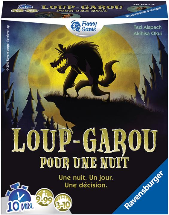 Actual product image Ravensburger Loup garou pour une nuit (French, 3 - 10 Players)