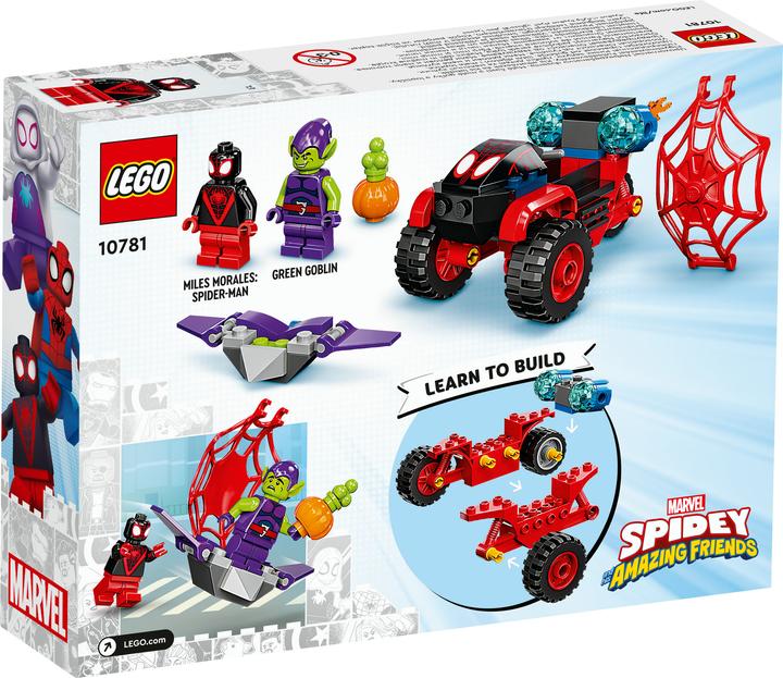 Actual product image LEGO Miles Morales: Spider-Man's Techno Trike (10781, LEGO Marvel)