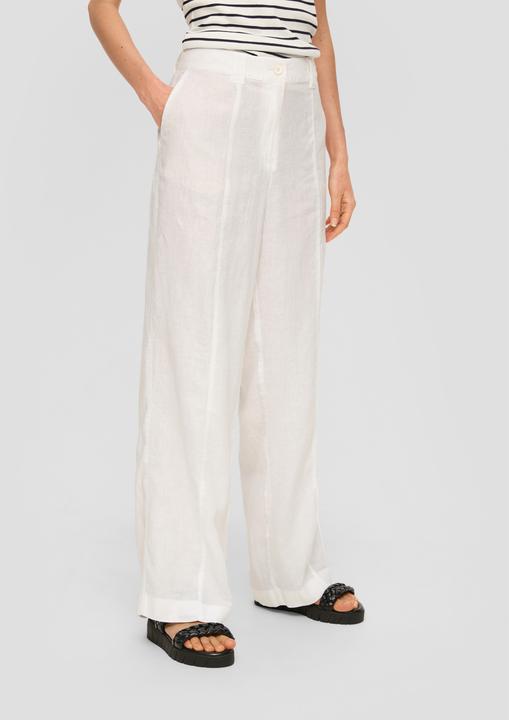 Immagine prodotto s.Oliver Hose Regular: Leinenhose mit weitem Bein (48)