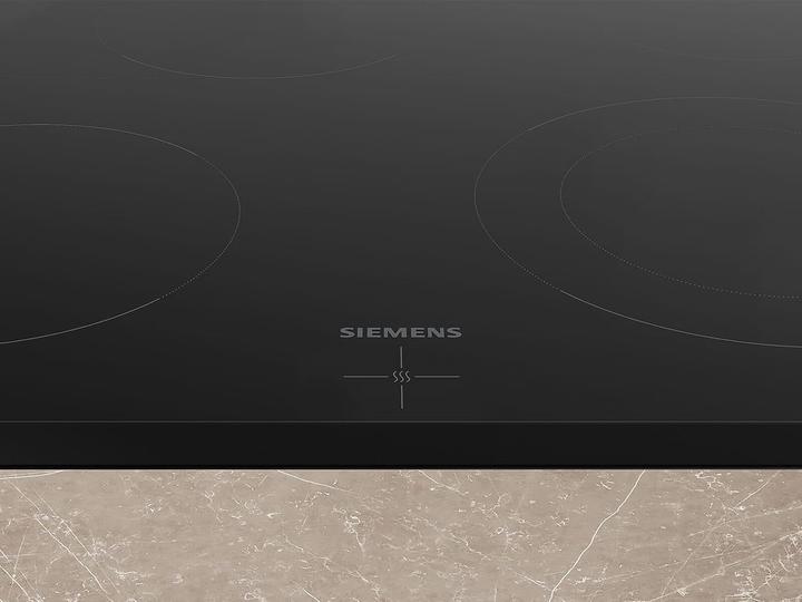 Image du produit Siemens iQ300, Table de cuisson électrique 60cm, noir, sans cadre, EA631GNA1E (59.20 cm, Table de cuisson en vitrocéramique)