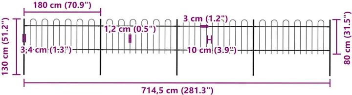 Produktbild vidaXL Zaunpaneel