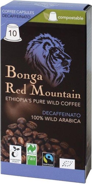 Actual product image Kaffa Bonga Red Mountain, Decaffeinato (10 x Port.)
