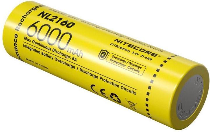 Productafbeelding Nitecore NL2160 (6000mAh) 21700 (1 Pcs., 21700, 6000 mAh)