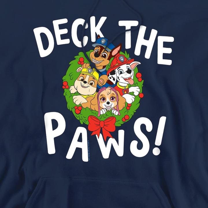 Produktbild Paw Patrol Deck The Paws Kapuzenpullover weihnachtliches Design (M)