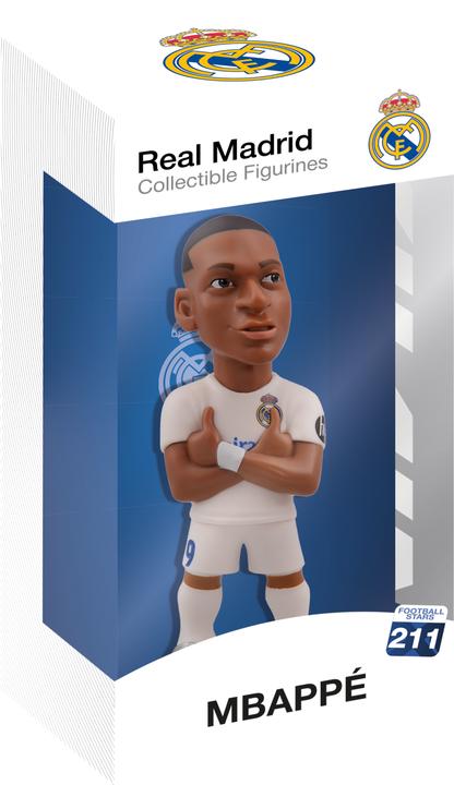Immagine prodotto Minix Collection Real Madrid - Kylian Mbappé 12 cm (Football Stars 211) - Personaggio da collezione