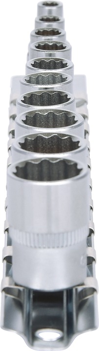Produktbild KS Tools 1/4 Zoll 12-kant-Stecknuss-Satz. 10-tlg. 917.0625