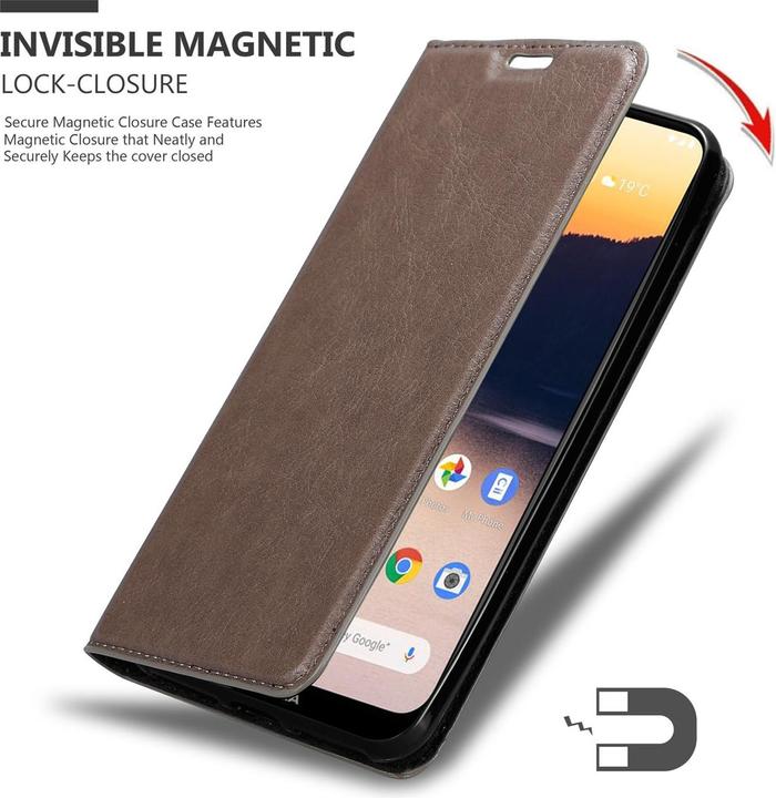 Productafbeelding Cadorabo Boek Onzichtbare Magneethoes (Nokia 2.3)