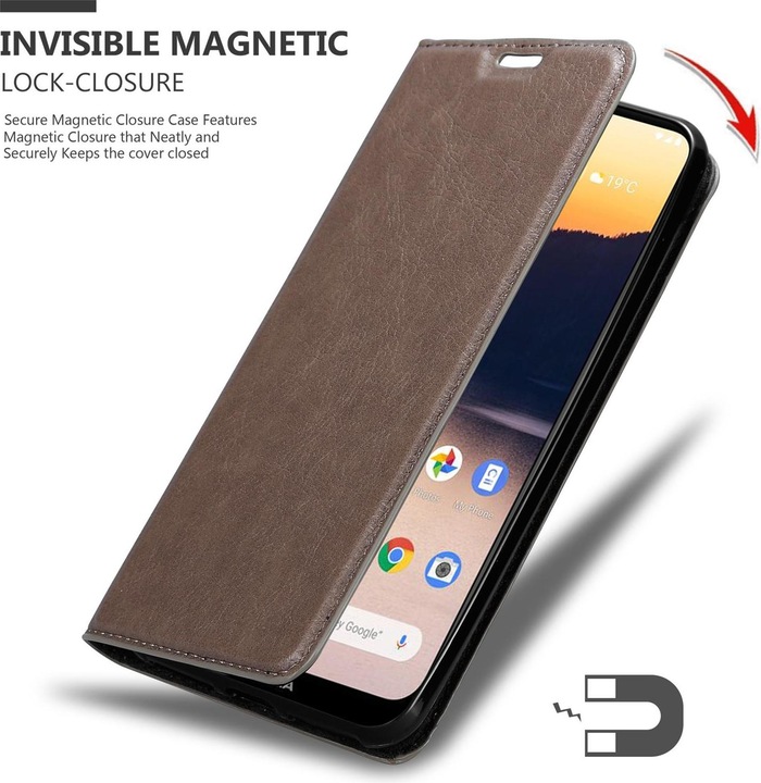 Produktbild Cadorabo Book Invisible Magnet Cover (Nokia 2.3)