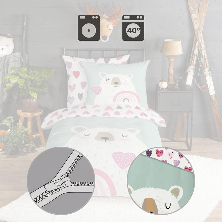 Image du produit Good Morning Literie réversible pour enfants "Ted