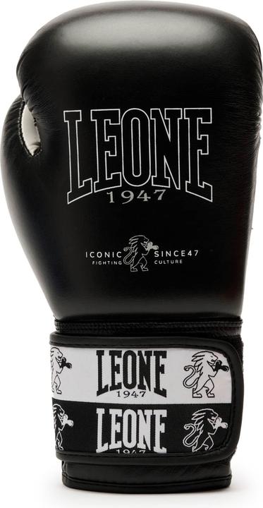 Immagine prodotto Leone Guantoni da boxe Iconic Nero GN208 (14 OZ, Taglia unica)