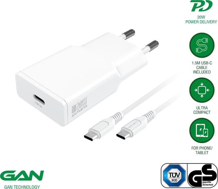 Produktbild 4smarts PDPlug Slim (20 W, 1 Port)