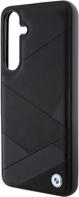 Produktbild BMW BMHCS23RCGPK S921 czarny/black hardcase Signature Leather Crossing Lines Pattern (Samsung Galaxy S24)