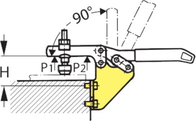 Actual product image Amf Horizontal clamping device (32 mm)