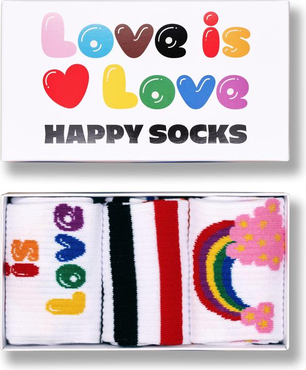 Produktbild Happy Socks 3-Pack Pride Sneaker Socks Gift Set (3er Pack, 36 - 40)