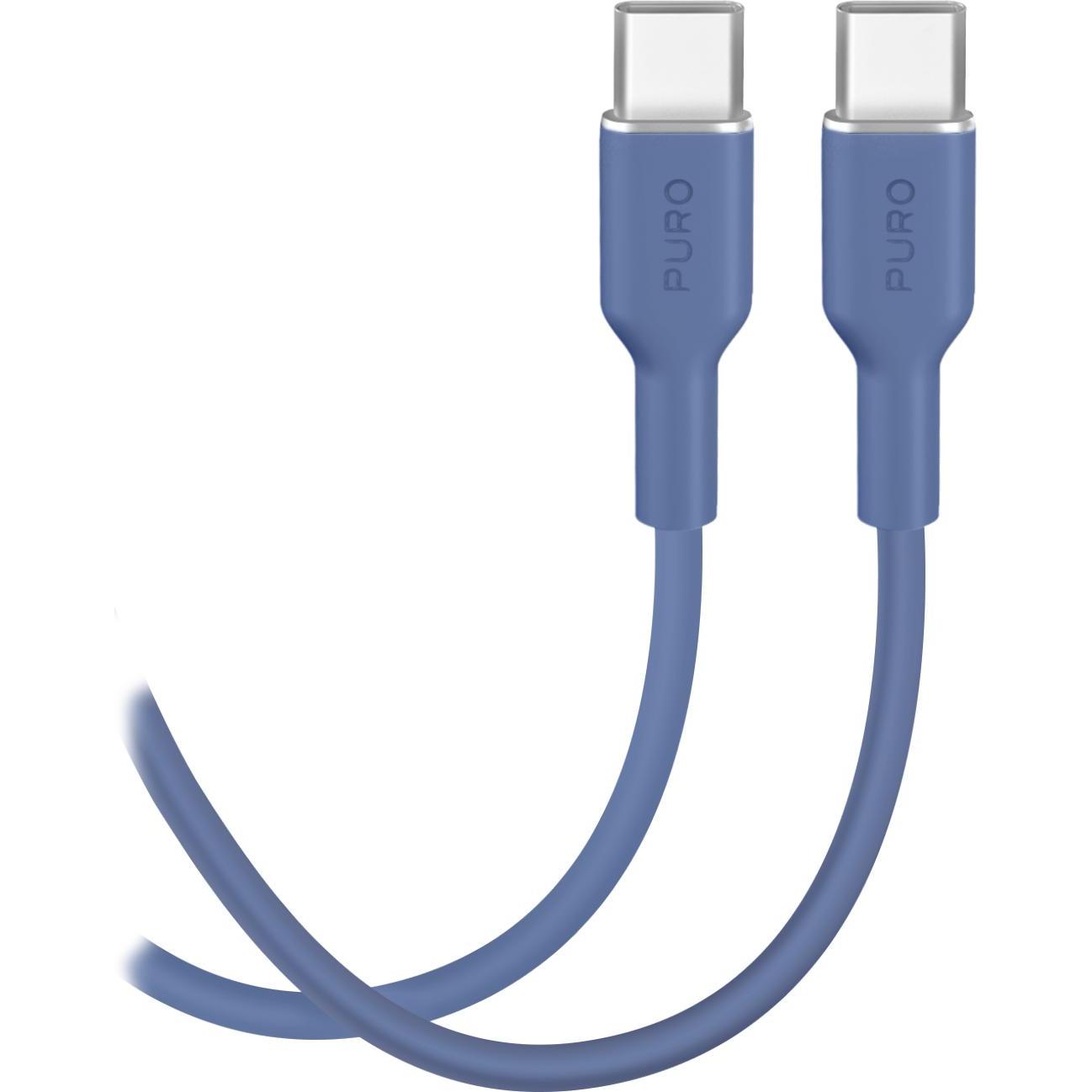 Marka Niezdefiniowana Puro Kabel "ICON" von USB-C auf USB-C, 1,5m (1.50 m), Cavo USB