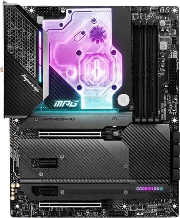 Actual product image MSI MPG X570S Carbon EK X (AM4, AMD X570, ATX)