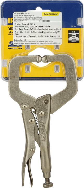 Image du produit Irwin Pince de serrage VISEGRIP, 6R (150 mm)