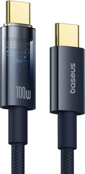Produktbild Baseus USB-C to USB-C Cable Explorer, 100W, 5A, 1m, Navy (1 m, 100 W)
