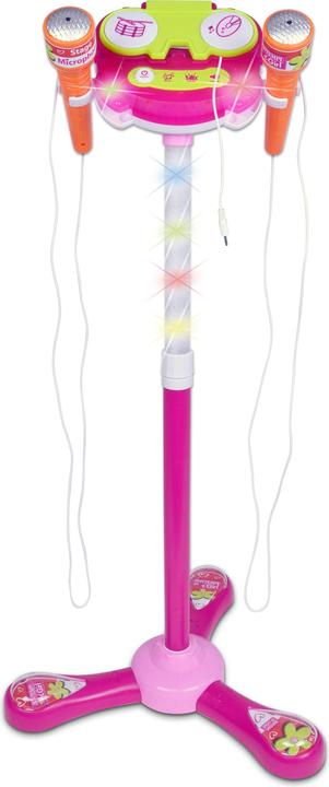 Immagine prodotto Bontempi Microfono da palco con 2 microfoni rosa