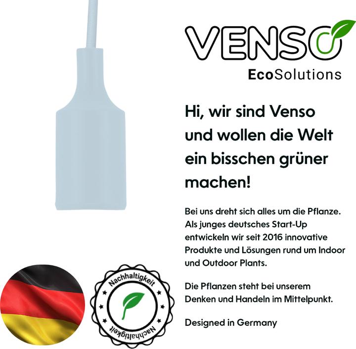 Image du produit Parus by Venso Support de lampe E27 avec câble de 4 m, photosynthèse améliorée et formation de chlor (LED)