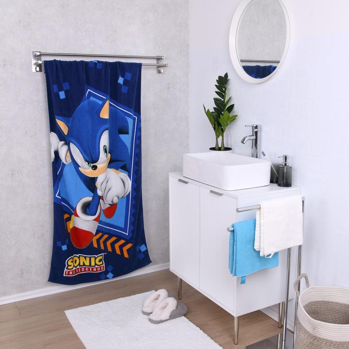 Image du produit Herding Badetuch Sonic, 75 x 150 cm, Mehrfarbig (75 x 150 cm)
