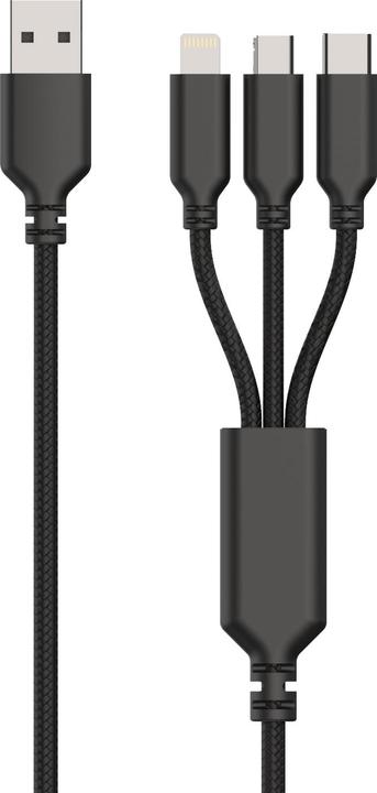 Produktbild 2GO Kfz-Ladegerät 12V/24V (2-teilig) - schwarz