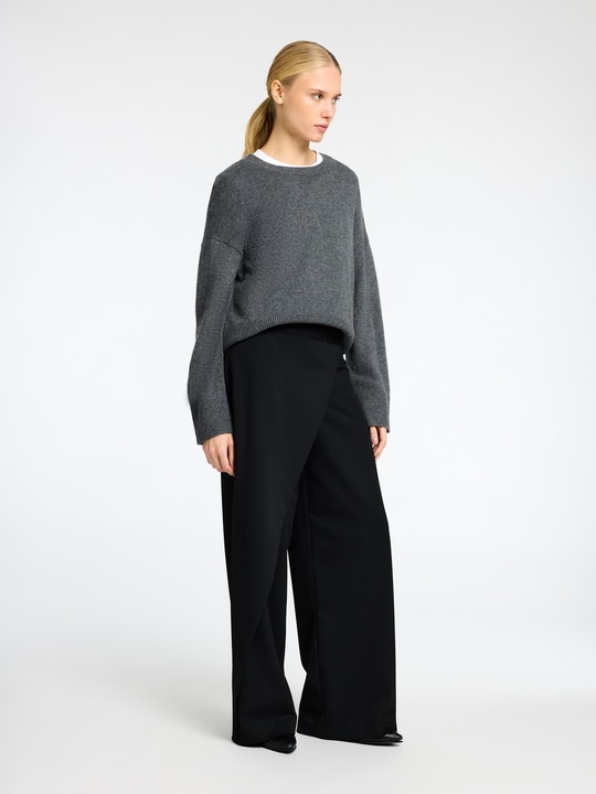 Actual product image Selected Femme Slflara Ls Knit O-Neck Bf (XXL)