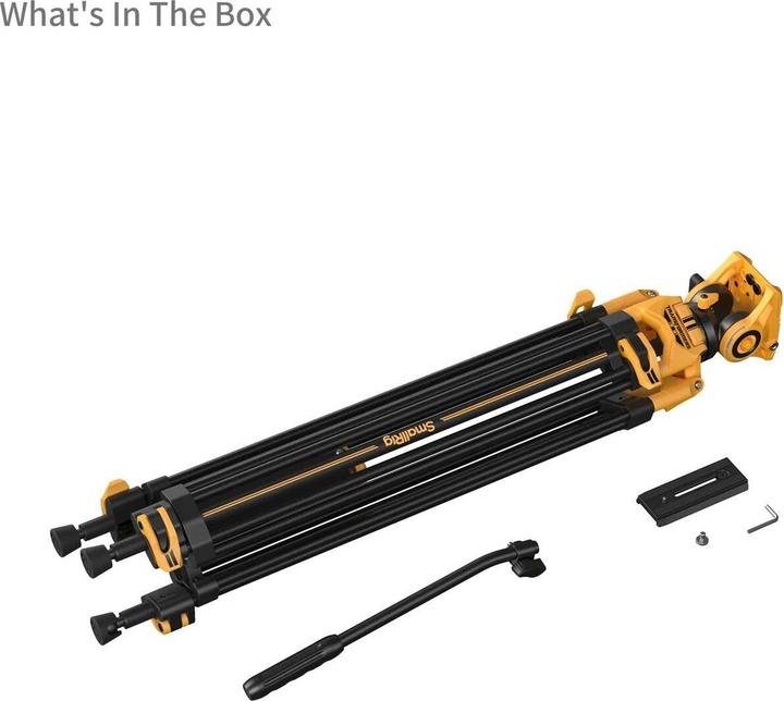 Produktbild SmallRig Fluidkopf-Stativ AD-01 BumbleBee Edition (Metall)