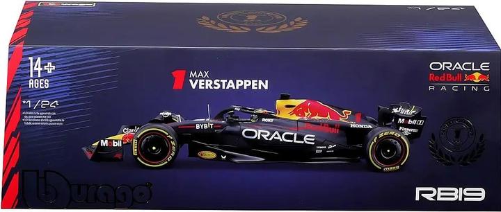 Productafbeelding Bburago Red Bull Racing RB19 1/24 Verstappen 2023