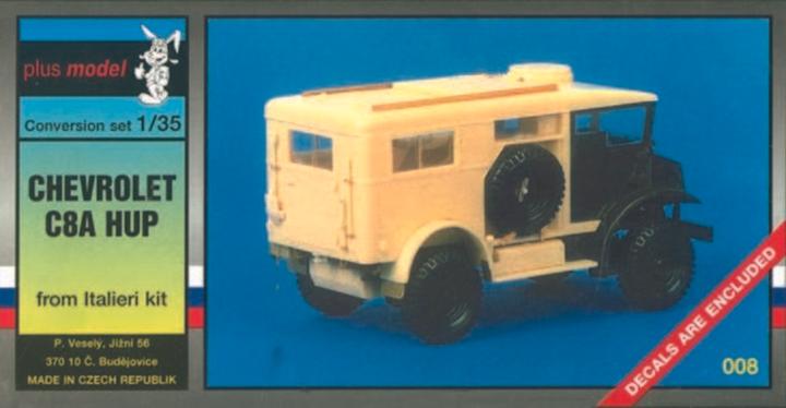 Actual product image Plus Model Chevrolet C8A HUP conversion kit for Italeri kit