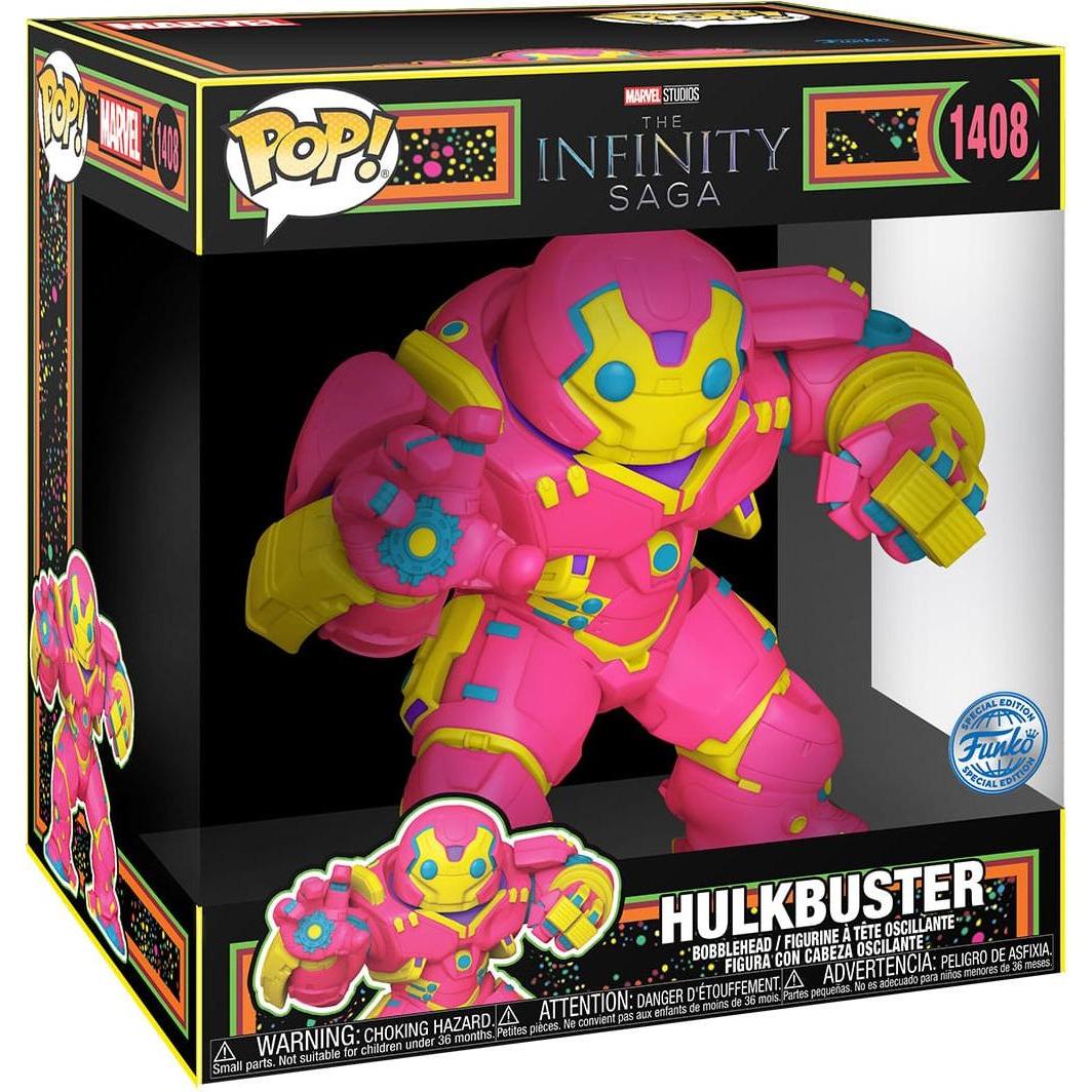 Thumbnail - Funko Iron Man Super Sized Jumbo POP! Vinyl Figur Hulkbuster(BLKLT) 25 cm
