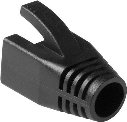 ACT RJ45 green boot for 8.0 mm cable. Unit: Bag 25 pcs (Cable ties)