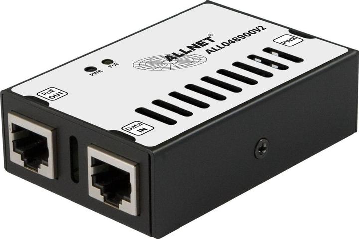 Immagine prodotto Allnet Iniettore PoE industriale MultiGigabit - PoE BT con Power Booster (15,4W/30W/90W) - DIN - ALLN (802.3bt (PoE+++), 90 W)