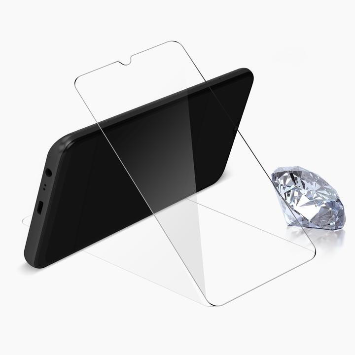 Actual product image Avizar Crystal clear film, glass screen protector (2 Piece, Realme C25Y, Realme C21Y)